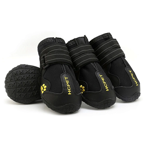 Dog snow boots winter warm anti slip large waterproof dog shoes