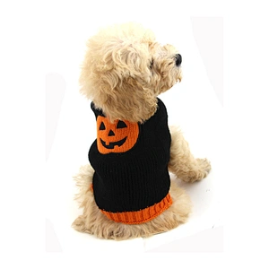 Pumpkin Dog Halloween Costumes Wholesale Winter Warm Dog Clothes From China