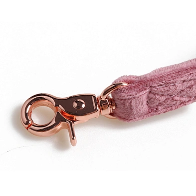 New Cat Pet Collar Adjustable Designer Personalized Velvet Dog Collar And Leash Set With Bow