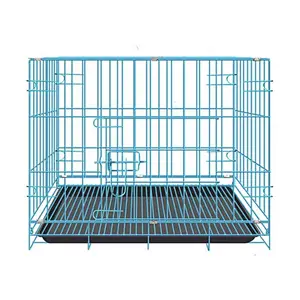Metal Dog Kennels Stainless Steel Foldable Indoor Large Pet Dog Cages