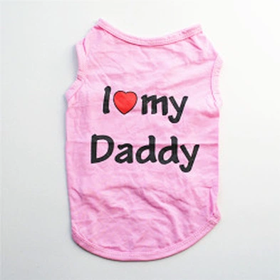 Summer Cool Puppy Dog Shirt Custom Logo Cheap Cute Pet Small Dog Summer Clothes