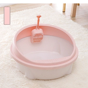 Cat Litter Box Toilet Large Design Plastic Round Cat Litter Tray For Sale