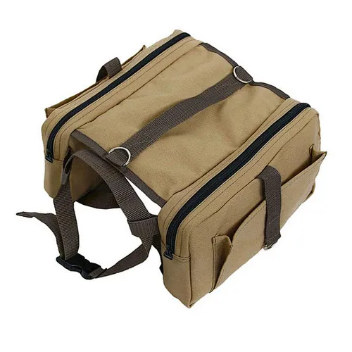 Pet Dog Saddle Bag Pack Hiking Camping Pet Carrier Dog Saddle Backpack