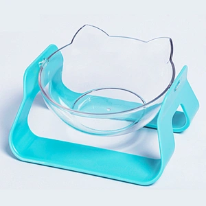 Wholesale 15 degree cat food bowl adjustable degree pet bowl single bowl for small animal