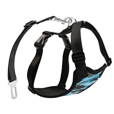 Wholesale pet car seat harness vest dog car harness with safety seat belt