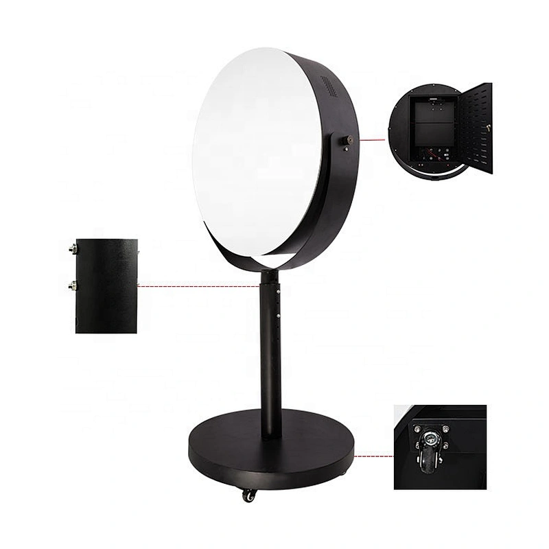 Round Beauty Mirror Selfie Booth