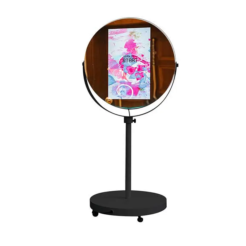 Round Beauty Mirror Selfie Booth