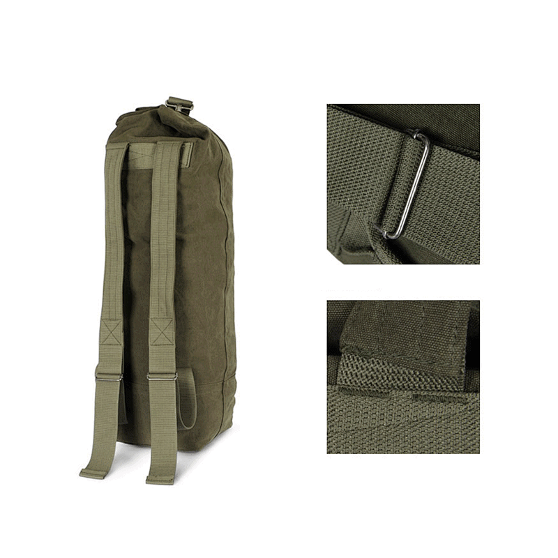 Hiking backpack bag large capacity vintage rucksack canvas hiking backpack bag