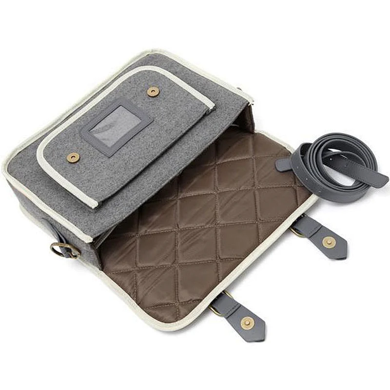 2014 New designs felt a4 document bag, best messenger bag for college