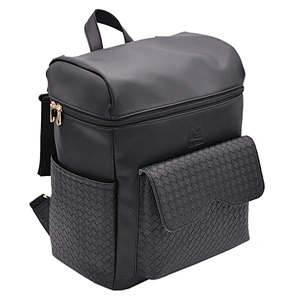High Quality Durable PU Diaper Bags Custom Wholesale Daily Diaper Bags For Mommy
