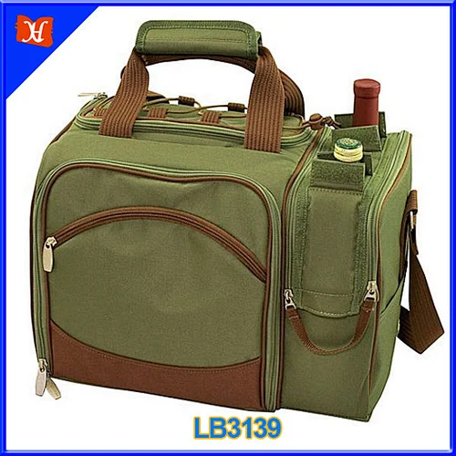 Big capacity shoulder cooler Picnic set with wine pocket,picnic blanket and bag,concept picnic bag,picnic bags pack