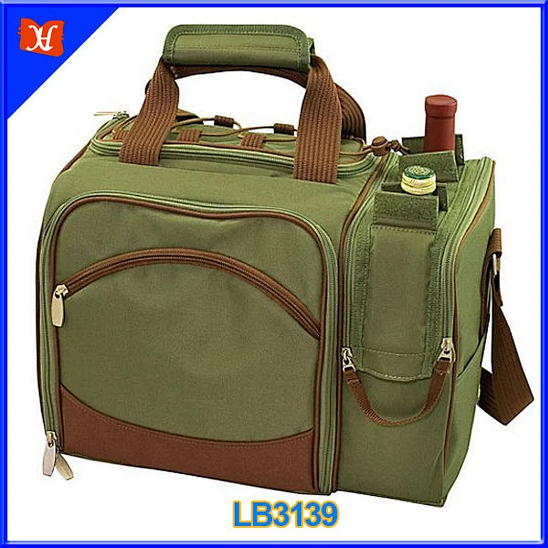 Big capacity shoulder cooler Picnic set with wine pocket,picnic blanket and bag,concept picnic bag,picnic bags pack