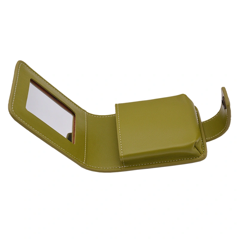 Wholesale Small Cosmetic Bag Mini Lipstick Pouch Storage Lipstick Holder with Mirror