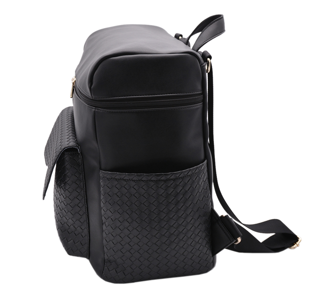 High Quality Durable PU Diaper Bags Custom Wholesale Daily Diaper Bags For Mommy