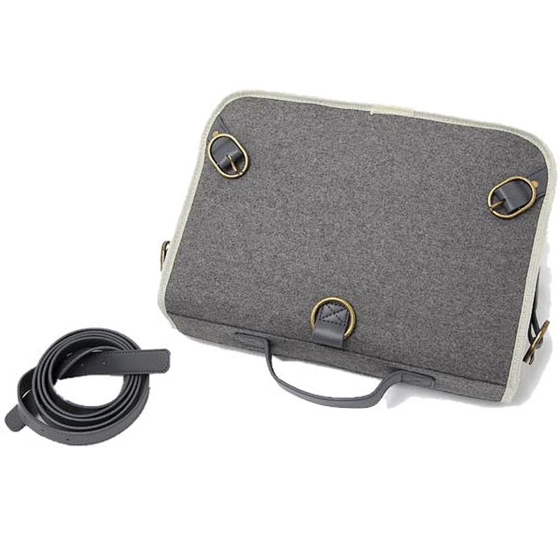 2014 New designs felt a4 document bag, best messenger bag for college