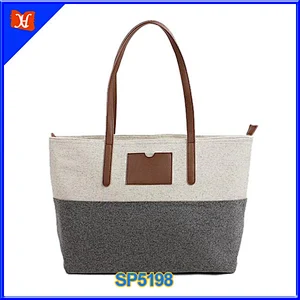 2014 New arrival industrial wool felt non woven shopping tote bag