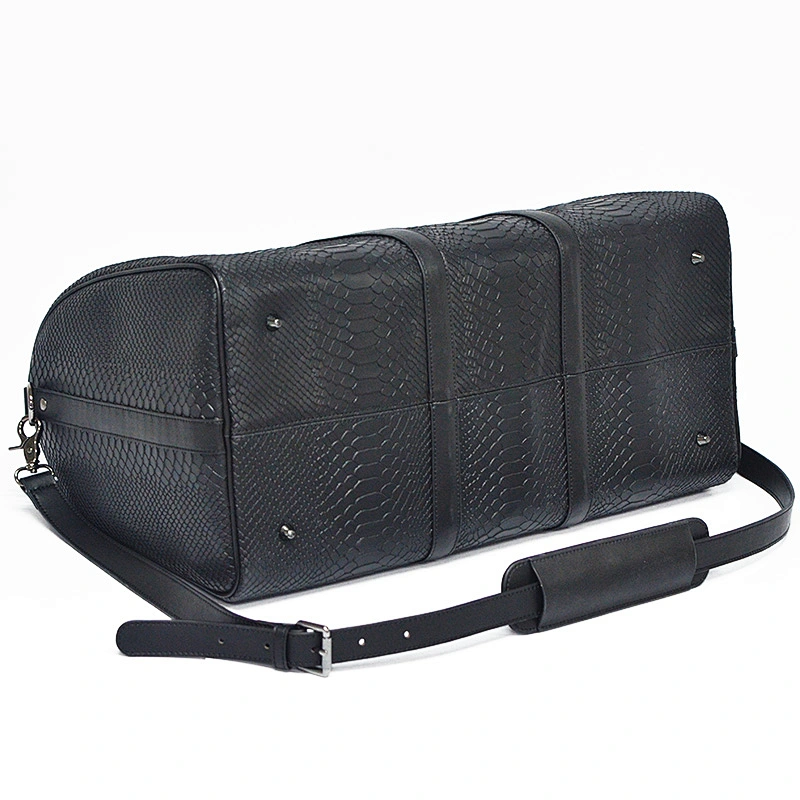 Wholesale OEM Customized Leather Sports Tote Gym Bag Travel Luggage Bag Waterproof Overnight Bag With With Shoe Compartment