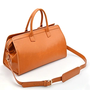 New fashion OEM Customized Vegan Leather travel bag cross body duffel bag