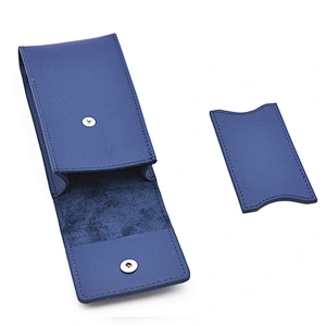 OEM leather high quality watch case with removable inner leather sheet