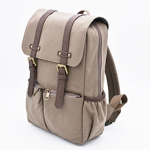 OEM large capacity canvas gym backpack laptop travel outdoor hiking backpack