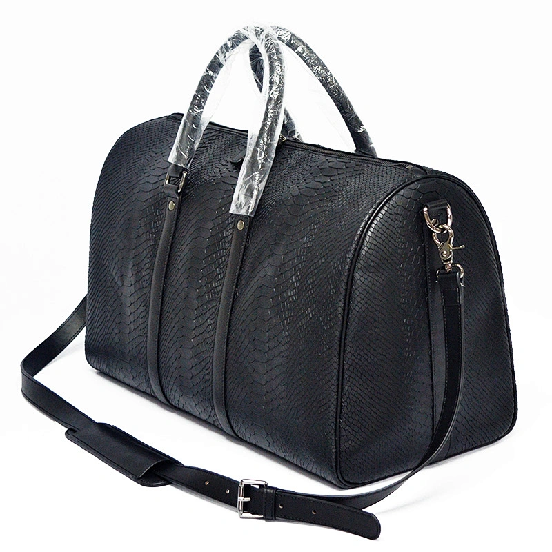 Wholesale OEM Customized Leather Sports Tote Gym Bag Travel Luggage Bag Waterproof Overnight Bag With With Shoe Compartment