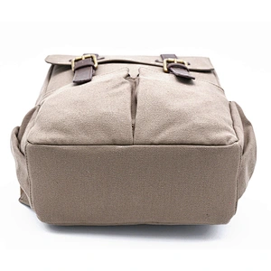 OEM large capacity canvas gym backpack laptop travel outdoor hiking backpack