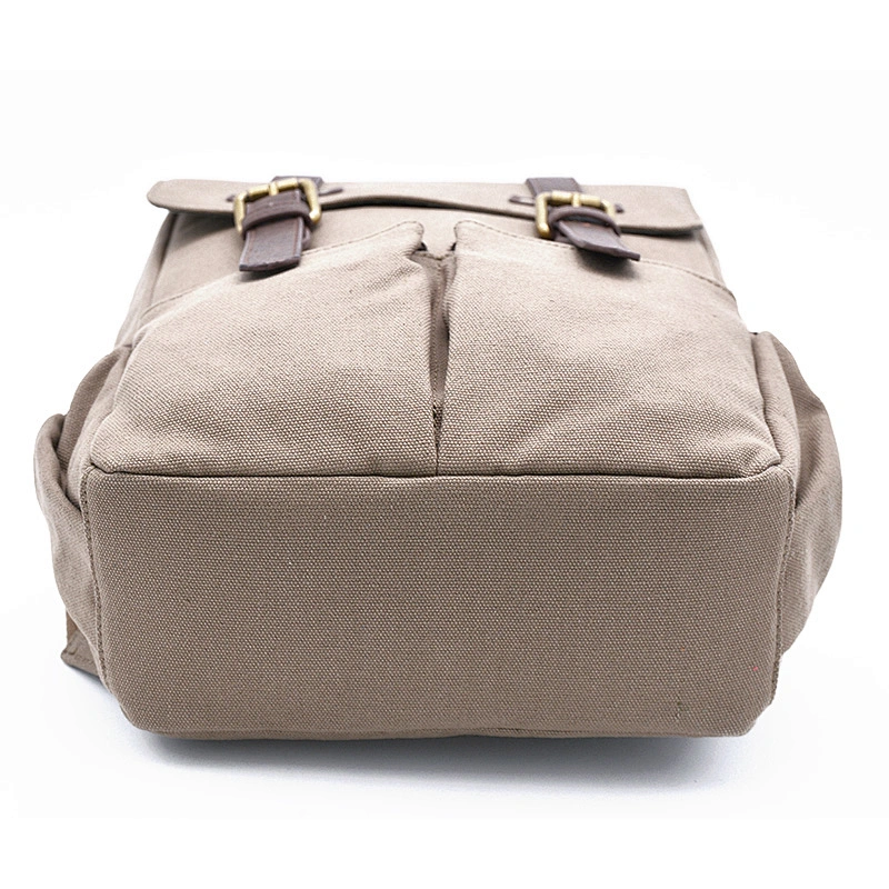 OEM large capacity canvas gym backpack laptop travel outdoor hiking backpack