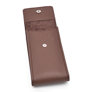 OEM leather high quality watch case with removable inner leather sheet