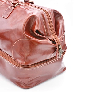 Wholesale OEM Customized Vegan Leather travel bag separate garments duffel bag