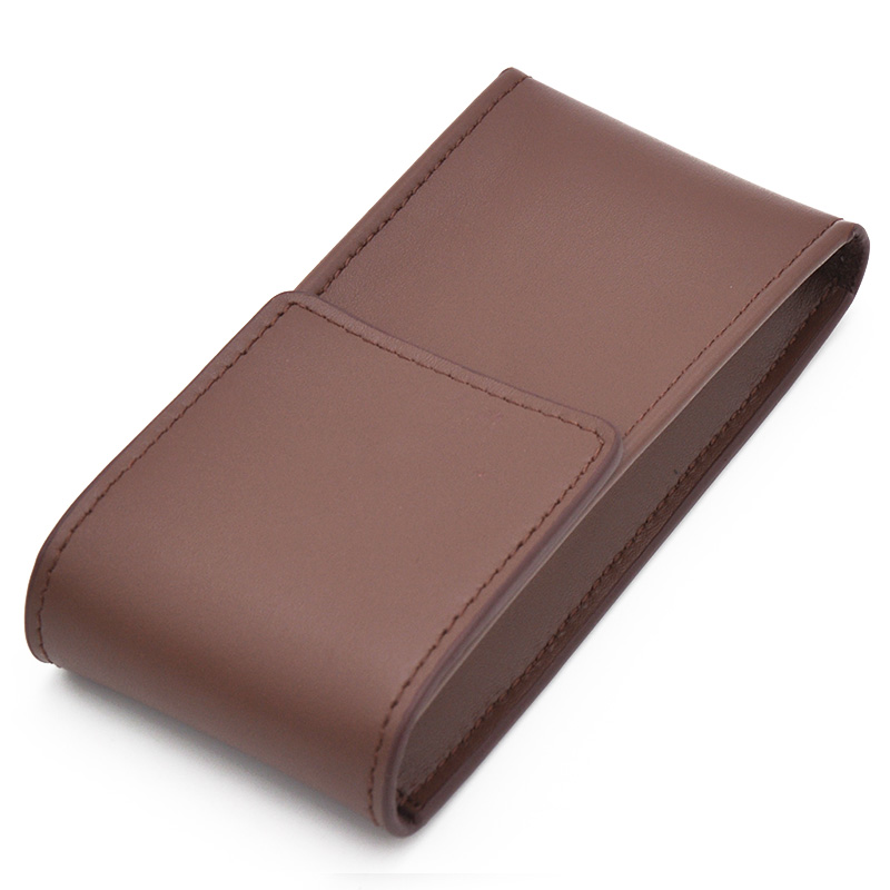 OEM leather high quality watch case with removable inner leather sheet