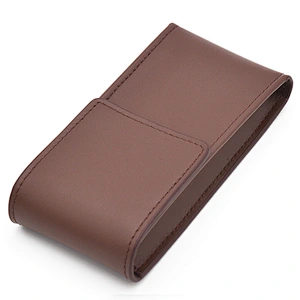 OEM leather high quality watch case with removable inner leather sheet