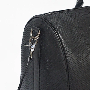 Wholesale OEM Customized Leather Sports Tote Gym Bag Travel Luggage Bag Waterproof Overnight Bag With With Shoe Compartment