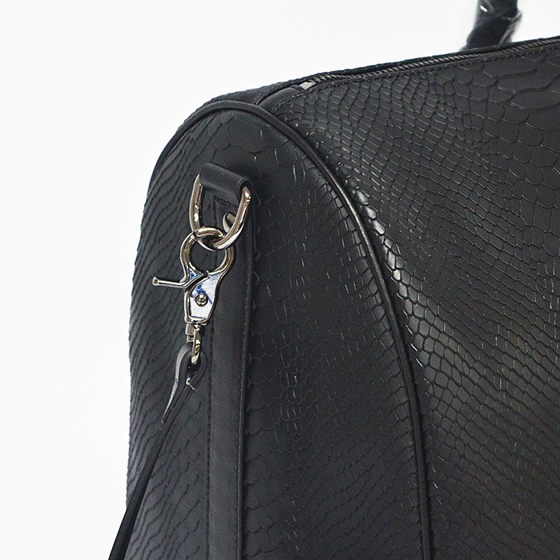 Wholesale OEM Customized Leather Sports Tote Gym Bag Travel Luggage Bag Waterproof Overnight Bag With With Shoe Compartment