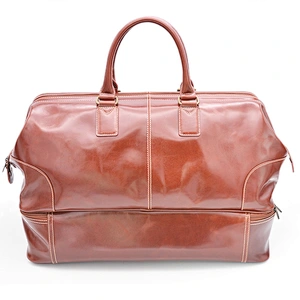 Wholesale OEM Customized Vegan Leather travel bag separate garments duffel bag