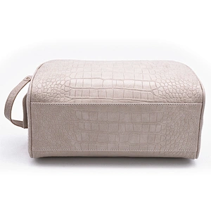 Customized high quality double zipper wash bag portable toilet bag travel carry on cosmetic bag