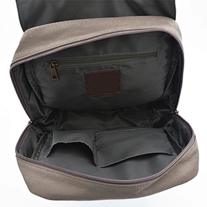 OEM large capacity canvas gym backpack laptop travel outdoor hiking backpack