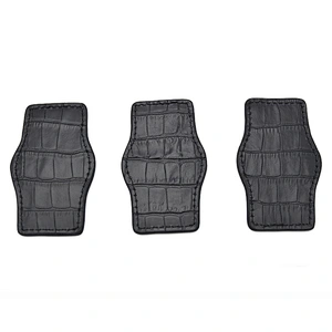 OEM leather high quality 3 pockets watch case with removable inner leather sheet