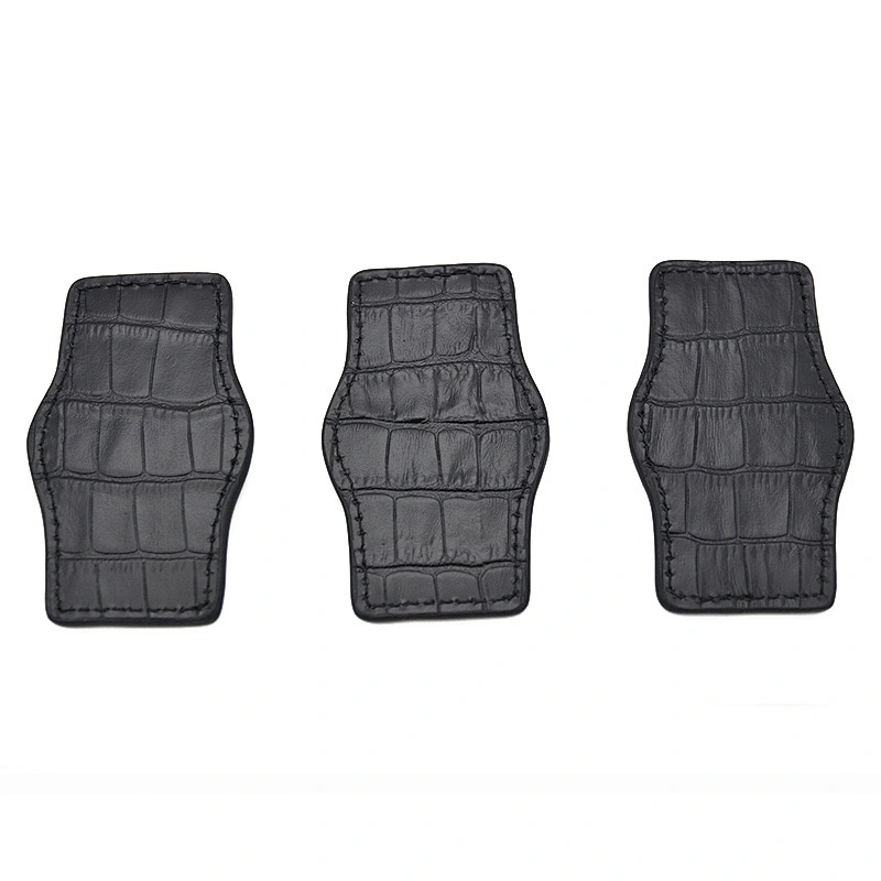 OEM leather high quality 3 pockets watch case with removable inner leather sheet