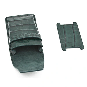 New fashion OEM Customized mini Vegan Leather high quality watch pouch carry on watch display box