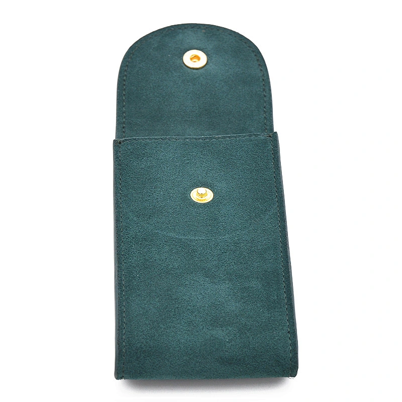New fashion OEM Customized suede Vegan Leather high quality watch pouch carry on watch display box
