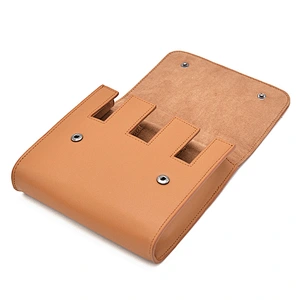 New fashion OEM Customized Vegan Leather high quality watch pouch carry on watch display box