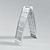 Metal aluminium folding loading ramps for store