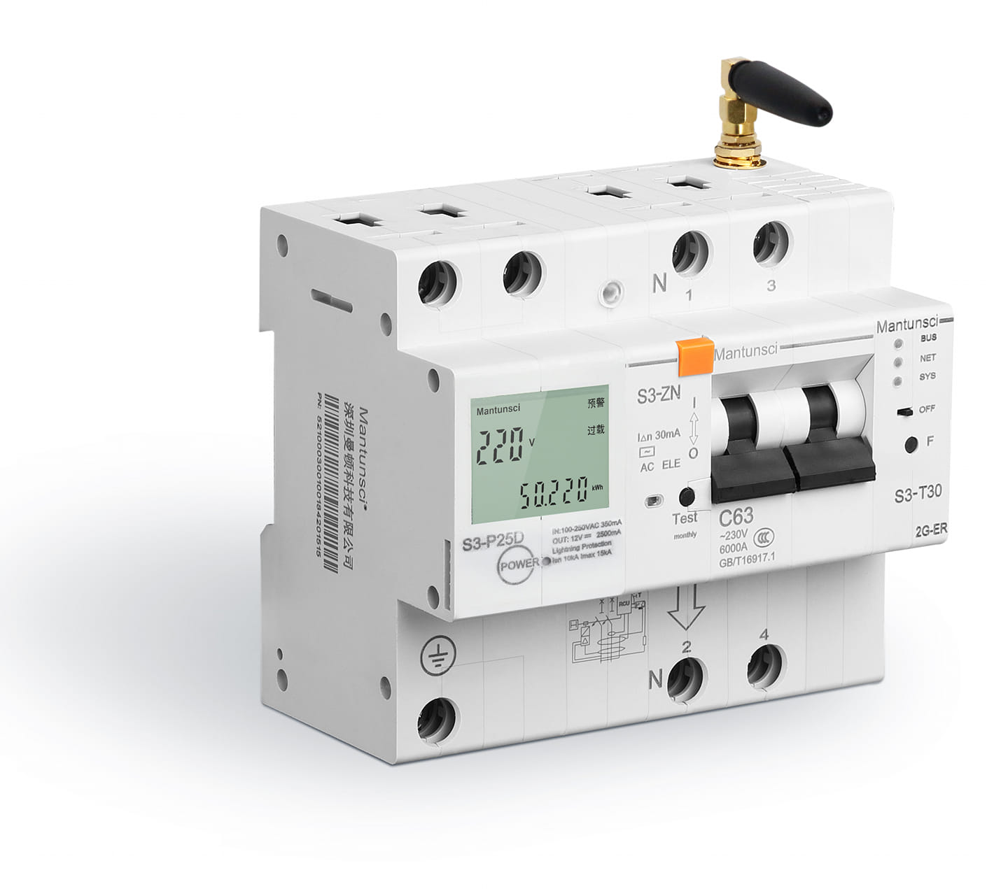 MTS3 AIoT Metering Breaker