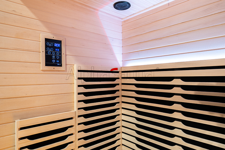 4 person sauna infrared corner