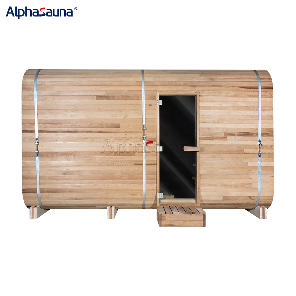 8-person outdoor sauna plans