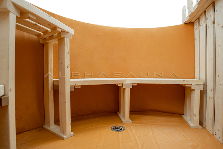 pine wood hot tub