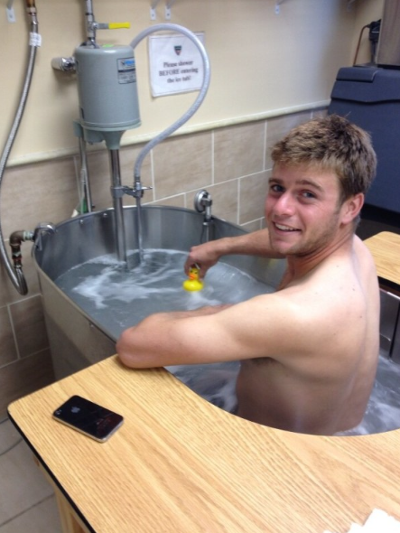 how cold do ice baths need to be
