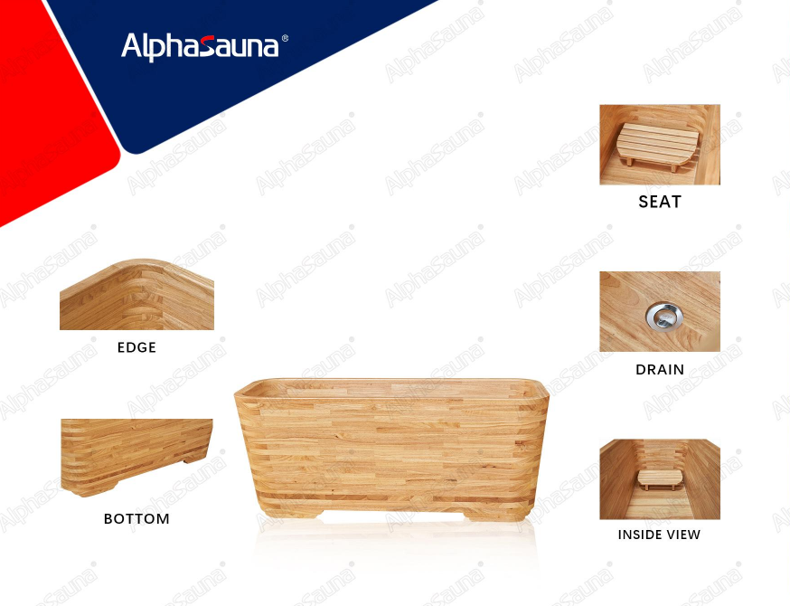modern wooden bathtubs