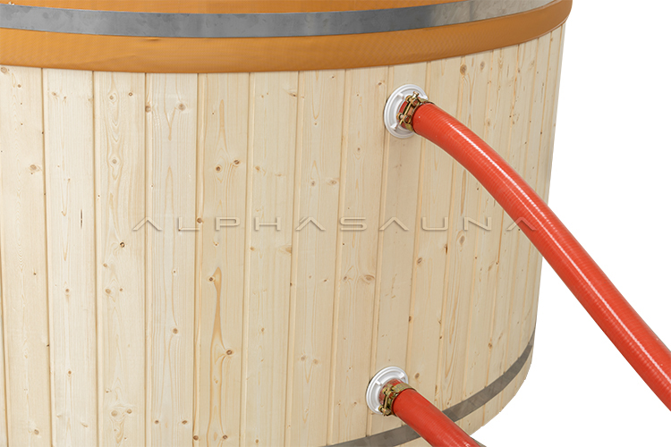 round hot tubs wood