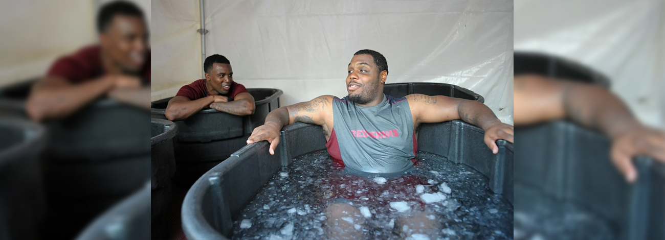 What temperature is an ice bath with Alphasauna Ice Bath.